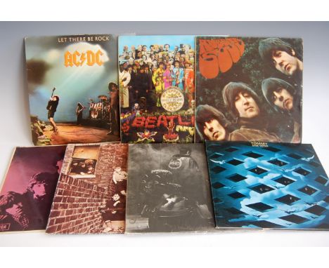 Nineteen various 1960s and later vinyl records, to include The Beatles, The Who, Rolling Stones, AC/DC etc (19)