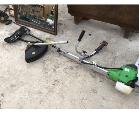 A FLORABEST FBS 43A1 PETROL STRIMMER WITH CHAINSAW ATTACHMENTS ETC 