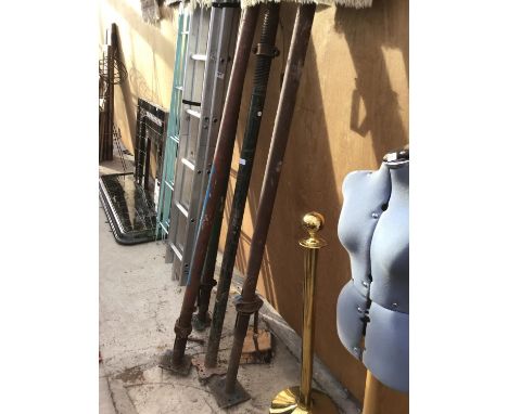 FOUR VARIOUS ACRO PROPS 