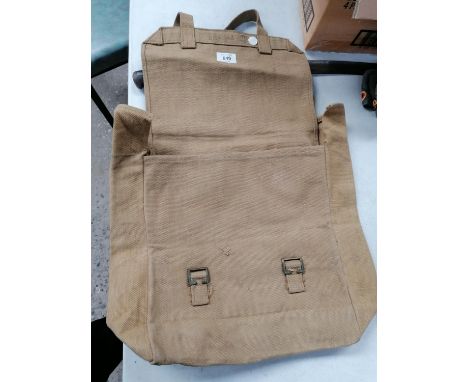 A 1943 DATED BRITISH ARMY LARGE PACK 