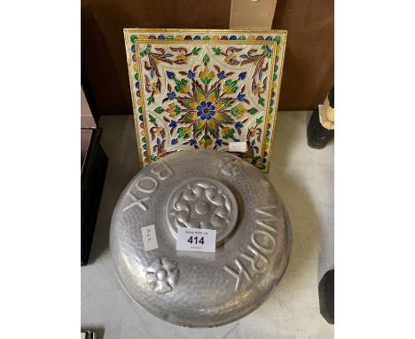 TWO BOXES TO INCLUDE ENAMEL DESIGN EXAMPLE 