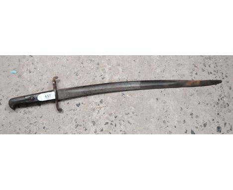 A BRITISH ARMY 1856 SWORD BAYONET 