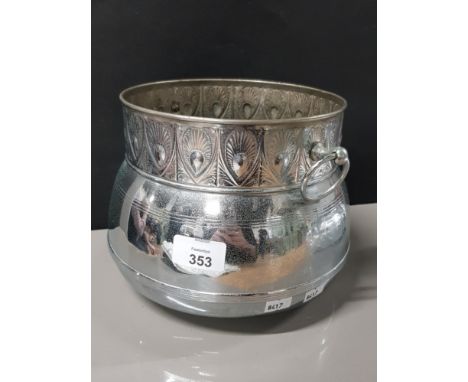 CHROME ART NOUVEAU PLANTER TIEL HOLLAND C AND K CO