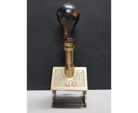 VINTAGE MONITOR PRINTING STAMP