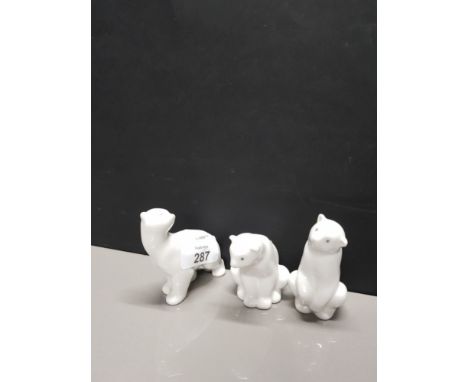 3 NAO POLAR BEAR FIGURES