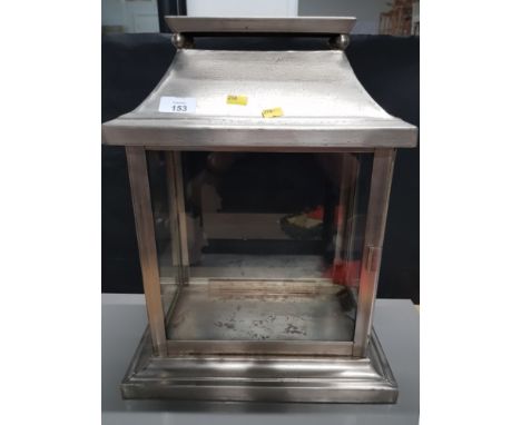 METAL FRAMED GLASS DISPLAY LANTERN CASE