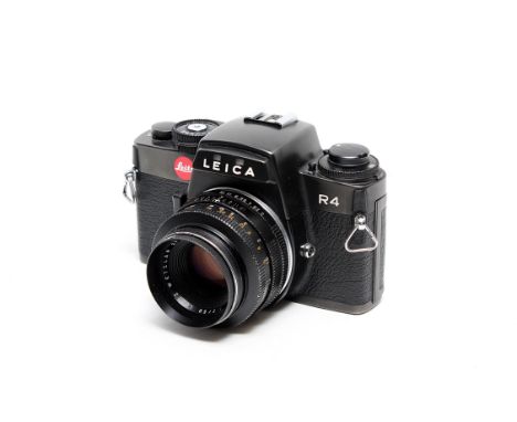 A Leica R4 SLR Camera, with Summicron-R f/2 50mm lens