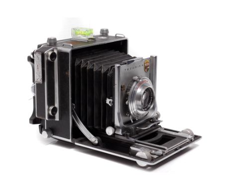 A Linhof 5x4 Super Technica, with an f/4.5 150mm Schneider Xenar lens