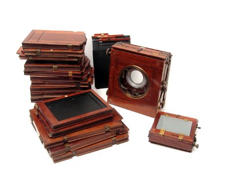 A Sanderson Field Camera, lacking lens together with a quantity of darkslides and more (a lot)