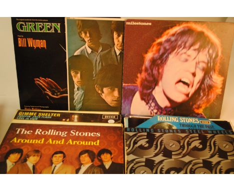 The Rolling Stones & related, thirty of various years and conditions including Emotional Rescue and Aftermath plus Bill Wyman