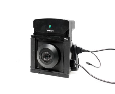 A Sinar Sinarcam Camera, with Sinaron Digital f/4 80mm lems and Creo Leaf Volare digital back