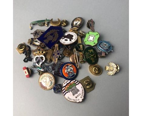 COLLECTION OF ENAMEL BADGES