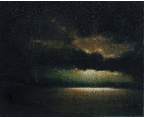 CONTEMPORARY SCHOOL, SEASCAPE oil on canvas 40cm x 50cm Unframed