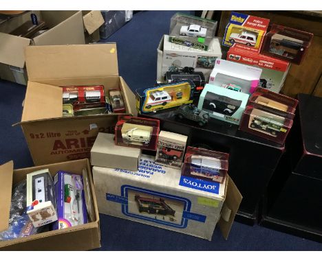 COLLECTION OF BOXED AND OTHER MODEL VEHICLES, including Polistil, Corgi and Dinky