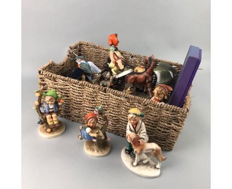 LOT OF GERMAN FIGURES OF CHILDREN, including Goebel examples