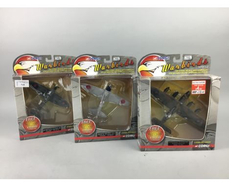 COLLECTION OF BOXED MODEL AEROPLANES, including Corgi, Maisto and Burago