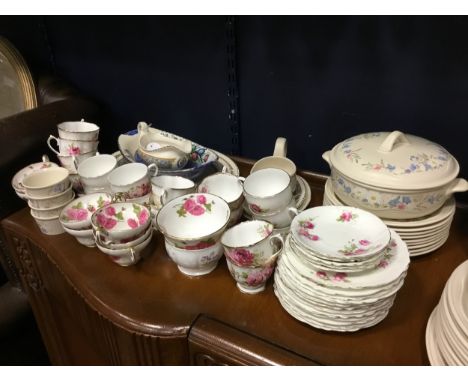 JOHNSON BROS OLD ENGLISH DINNER SERVICE, along with a Poole Springtime dinner service, Royal Albert and other dinner ware and