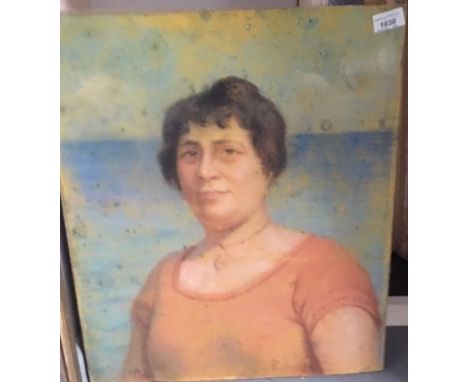Léon PRINTEMPS (1871-1945) Portrait of a lady Pastel on paper, laid down on card Signed and dated 1923 (Dimensions: 55 x 46cm