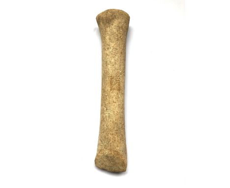 Upper Paleolithic, bone chisel, Bernard Brion, Reuffignac, Dordogne, 138g, 205mm.