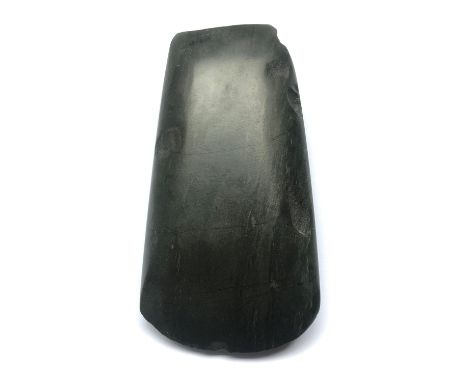 Superb Neolithic polished axe, Epidiorite. Henry Dewey, Cornwall, 480g, 149mm.
