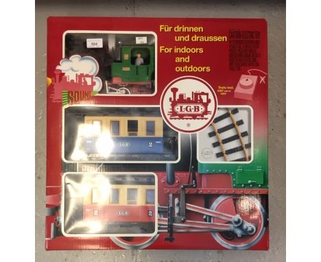 Lehmann LGB G-Scale Gross-Bahn train set, No. 78302, boxed.
