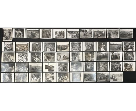 WW2 British Photographs of Bergen - Belsen Concentration Camp taken in 1945 upon liberation by the British Army. 49 pictures 