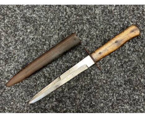 WW2 Third Reich Luftwaffe Nahrkampfmesser Close Combat Knife with double edged blade 160mm in length, Eagle 5 Luftwaffe accep