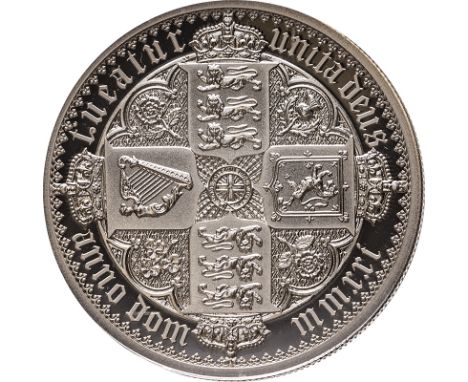 UNITED KINGDOM. Elizabeth II, 1952-. Silver 5 pounds, 2021. Royal Mint. Proof. The Great Engravers seriesA re-interpretation 