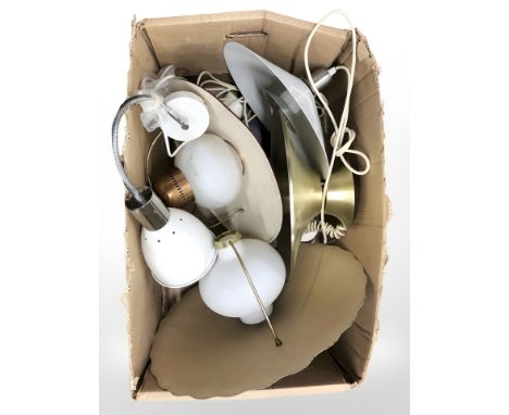A group of Scandinavian light fittings. (1 box)