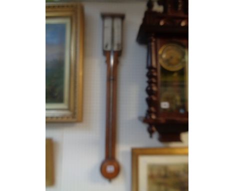 Negretti & Zambra Farmers Barometer, Condition - One Thermometer missing and hairline to face