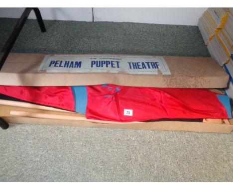 The Lightweight Pelham Puppet Theatre boxed, Condition - Some moth wear 
