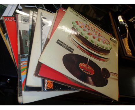 Collection of Rolling Stones records Inc. Let it Bleed, Rolling Stones Mono LK4605, Led Zeppelin etc.