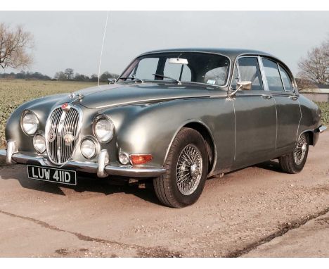 A 1966 Jaguar 3.4 S type Manual + o/dReg No. LUW 411DChassis No. P1B5635DNEngine No. 7B8199-8Grey Metallic with Black leather