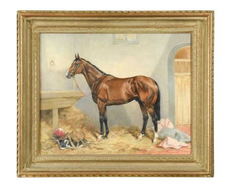 § Klaus Philipp (German, b. 1932) Portrait of Sheikh Mohammed's Soviet Star (USA)signed and dated 'Philipp / 88/89' (lower le