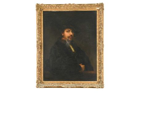 After Rembrandt Portrait of the artist aged 34oil on canvas90 x 68.5cmAfter the original by Rembrandt in the National Gallery