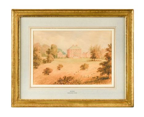 Ralph W Lucas (British, 1796-1874) View of Iscoed, Ferryside, Carmarthenshire, Walessigned 'R W Lucas' (lower right)watercolo