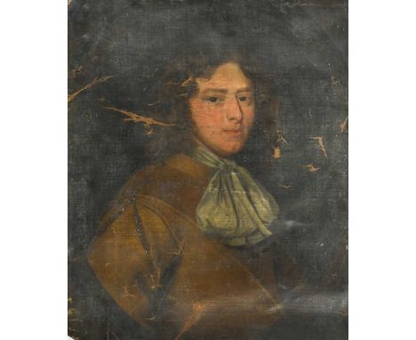 Circle of John Hayls (British, 1600-1679) Portrait of Sir William Hovell of Hillington Kt. (c.1637-1669), half length, in a f