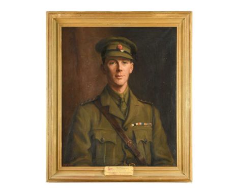 § Rose Dempster Bonnor (Welsh, 1875-1967) Portrait of Captain Charles Stafford Price-Davies, M. C. (1892-1959) of the King's 