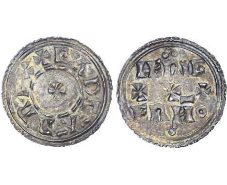 Eadgar (959-973), Penny, two line type, pre-reform (959-72/3), York mint, moneyer Heriger small cross pattée within inner lin