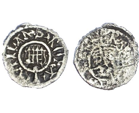 Henry VIII (1526-1544), AR Farthing, Second Coinage, Tower, m.m. arrow, 0.13g. RVTILANS ROSA, portcullis. Rev. CIVITAS LONDON