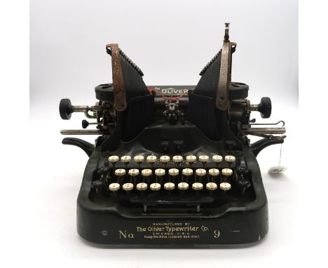 An Oliver Typewriter, manufactured by the Oliver Typewriter Company, Chicago, USA Condition Report:Available upon request