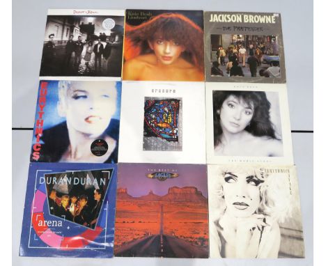 POP AND ROCK VINYL LP RECORDS  with The Police, The Pretenders, Graham Parsons, Prince, Lloyd Cole and the Commotions, Scritt