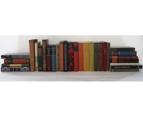 Folio Society A shelf of assorted slip-cased volumes, mainly classic literature Condition Report:Available upon request