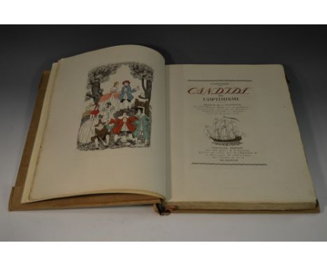 French Literature - Voltaire, Candide, ou l'Optimisme [...], Nouvelle Édition, [illustrated by Sylvain Sauvage], A. Maillart,