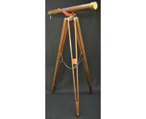 An early 20th century lacquered brass Advanced Starboy 3 inch refractor telescope, by Broadhurst Clarkson & Co., London, star
