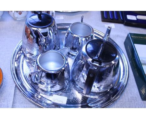 A vintage Swan 'Willo ware' tea service with tray 