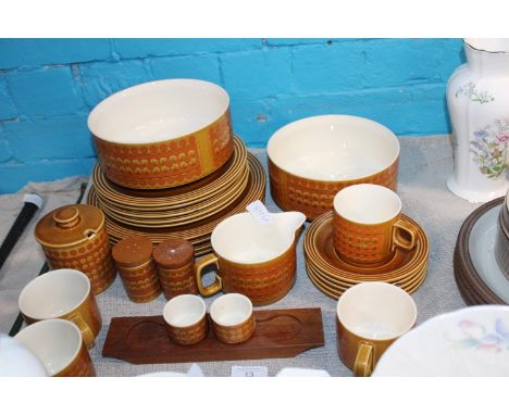 A vintage Hornsea tea service. Shipping unavailable 