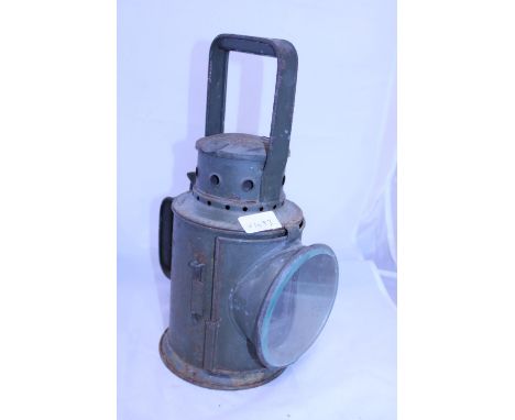 A 1950's military issue oil lamp 