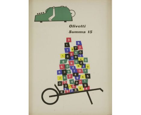 'Olivetti Summera 15',Lithograph printed in colours, printed in England73 x 51cm