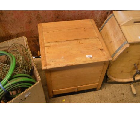 A pine commode